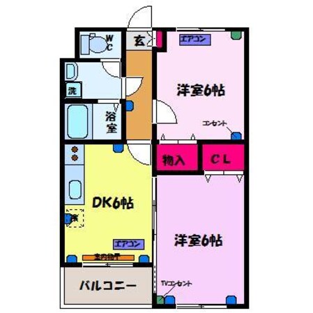 ドリームハウス大山の物件間取画像